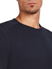 Icebreaker Unterwäsche Tshirt 200 Oasis SS Crewe enganliegend (Merinowolle) navyblau Herren